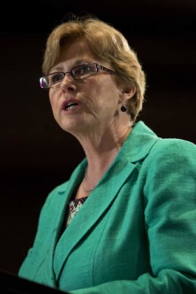 Last man standing: Greens leader Christine Milne.