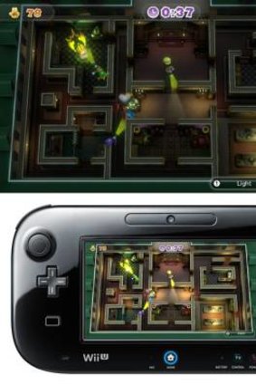 The small screen unlocks asymmetric gameplay, like Luigi's Ghost Mansion.