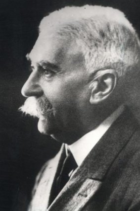 Far-sighted: Baron Pierre de Coubertin.