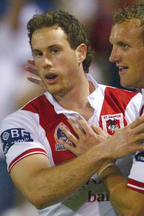From friends to foes ... Colin Best and Mark Gasnier.