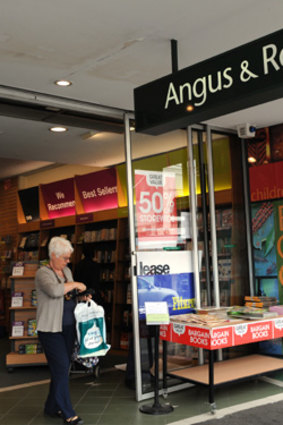 More than 50 Angus & Robertson and Borders stores have closed since February.