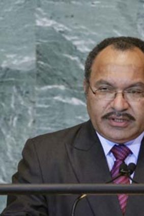 Education, health and resources on the agenda ... Papua New Guinean Prime Minister Peter O'Neill.