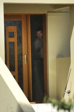 Josh Dugan at a house in Nicholls on Monday.