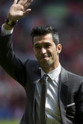 Provocative: The appearance of former Liverpool player Luis Garcia before kick-off riled Chelsea.