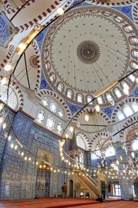 The Blue Mosque in Istanbul.