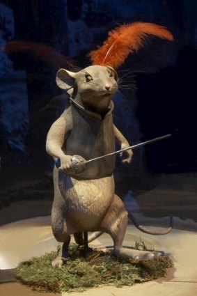 A figure in <i>The Chronicles of Narnia</i> exhibition.
