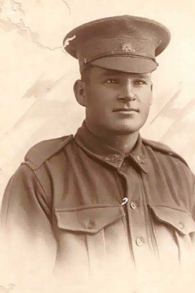 Second Lieutenant John Charles (Jack) Bowden was killed in the 1916 Battle of Fromelles. <i>Picture: Jenny Ingham</i>