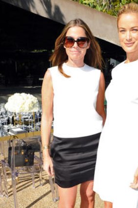 Ladies who lunch ... Aerin Lauder and Carolyn Murphy.