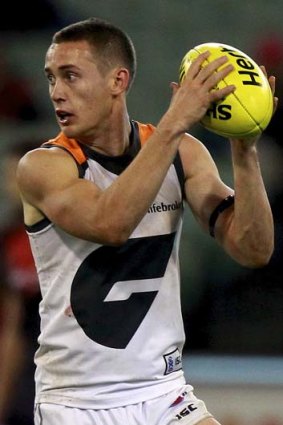 Tom Scully plays his first match at the MCG as a Giant.