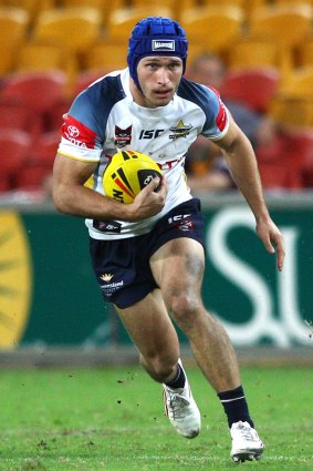 New Raider: Zac Santo in action for the North Queensland under-20s side in 2012.