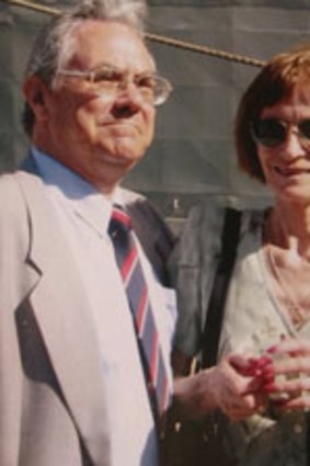 ‘‘Horrible life since my husband went’’ ... Eileen Wright with her late husband, Tony.
