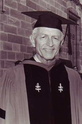 Scholar: Don Spearritt at the University of Sydney in the 1970s.