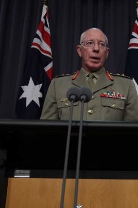 Defence Force chief General David Hurley has weighed in on the comments from Senator Stephen Conroy to border protection chief Angus Campbell.