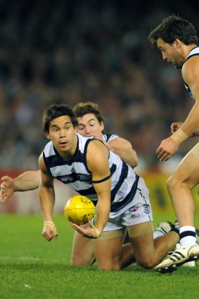 Stokes in action for the Cats during the 2009 season.
