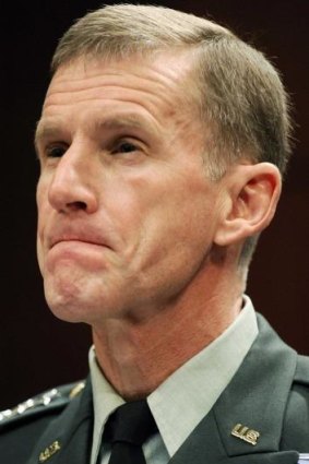 US Army General Stanley McChrystal: A <i>Rolling Stone</i> story about McChrystal inspired the book on which <i>War Machine</i> is based.