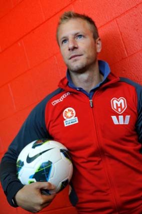 In the groove: Fitness is top priority for new Melbourne Heart midfielder Vince Grella.