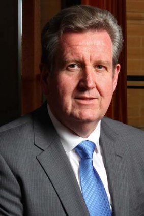 Pushing for closer business ties with China ... Barry O'Farrell.