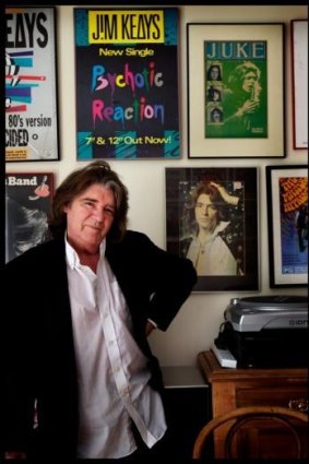 Jim Keays, former singer of The Masters Apprentices, at his home in Ashburton, Melbourne.