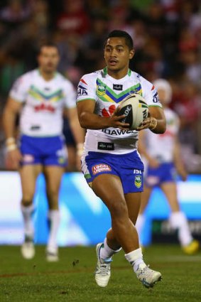 Anthony Milford in action for the Raiders.