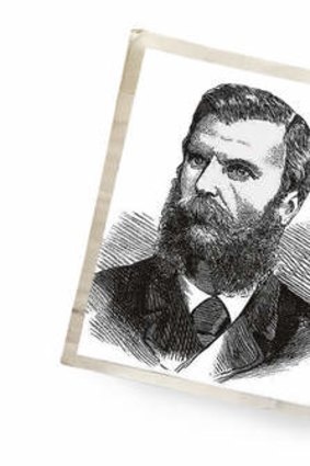 An artist's impression of bushranger Captain Moonlite.