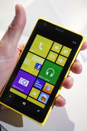 41-megapixel camera: Nokia's new smartphone, the Lumia 1020.