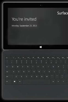 The Microsoft invitation.