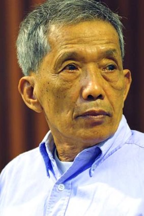 Slow march of justice ... former Tuol Sleng jail chief Kaing Guek Eav has been the UN court's only conviction in five years.