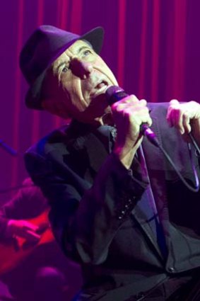 Representing in the classic rock'n'roll gig: Leonard Cohen.