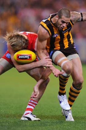 Lance Franklin and Lewis Roberts-Thompson.