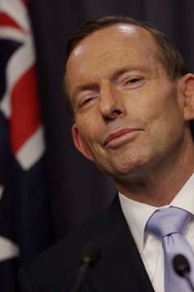 Ridiculed: Tony Abbott.