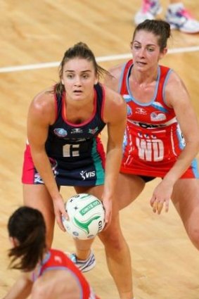 Liz Watson during a round 8 match against the Sydney Swifts.