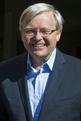 Foreign minister Kevin Rudd.