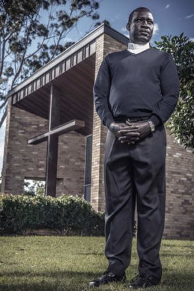 Deacon Ladu Yanga at the Holy Spirit Seminary in Queensland.