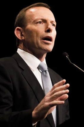Opposition Leader Tony Abbott.