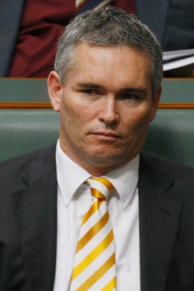 Craig Thomson in parliament as the member for Dobell.