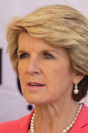 "I'm continuing to raise this matter with Egyptian authorities": Foreign Affairs Minister Julie Bishop.