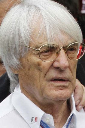 Formula one boss Bernie Ecclestone.