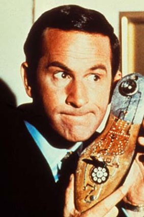 Yes, chief: Don Adams as Maxwell Smart in <em>Get Smart</em>.