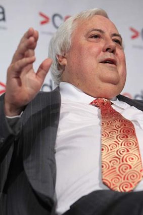 Gave money to the LNP ... Clive Palmer.