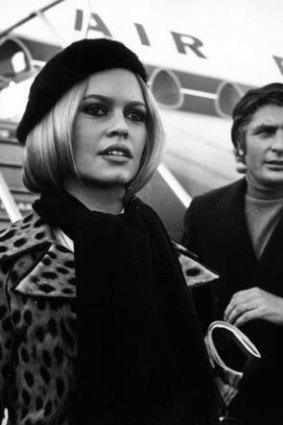 Brigitte Bardot and Gunter Sachs.