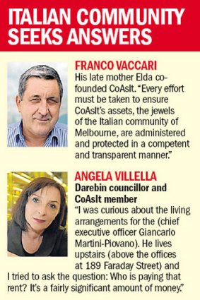 Italian community members.