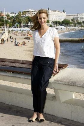 US actress Lisa Kudrow at the annual MIPCOM television programme market in Cannes, southeastern France, in 2009.