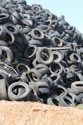 The Stawell tyre dump