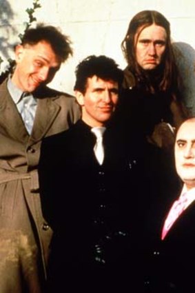 Edmonson as Vyvyan (right) on <i>The Young Ones</i>.