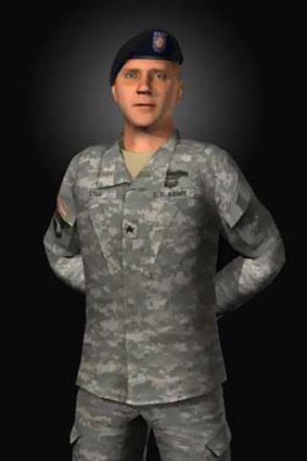 Artificial intelliegence avatar Sergeant Star.