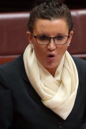 Senator Jacqui Lambie: Calling on soldiers to protest for better pay.