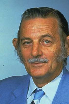 "Quiet hero" Len Ardill with his trademark sideburns and moustache.