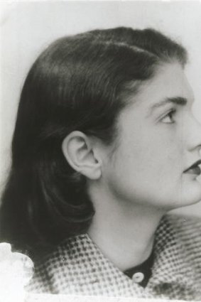 Jacqueline Bouvier's 1949 student identity card photo.