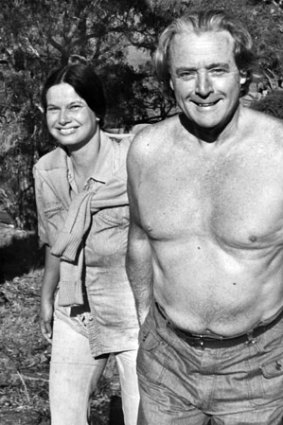 A more carefree Jim Cairns, deputy prime minister at the time, is pictured with Junie Morosi in 1975.
