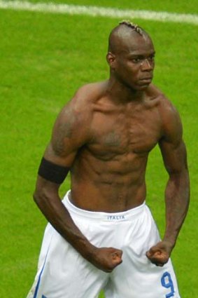 "If anyone is angry for my celebrations it's because they saw my physique and they're jealous" ... Mario Balotelli.